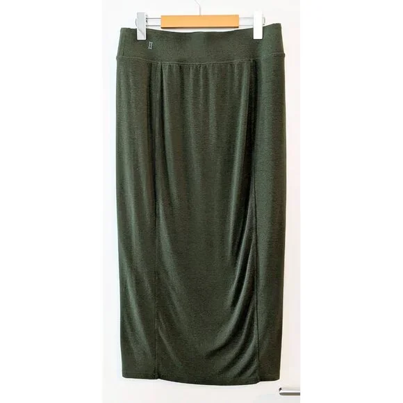 Kit and Ace Green Happy Knit Pencil Skirt - Picture 3 of 5